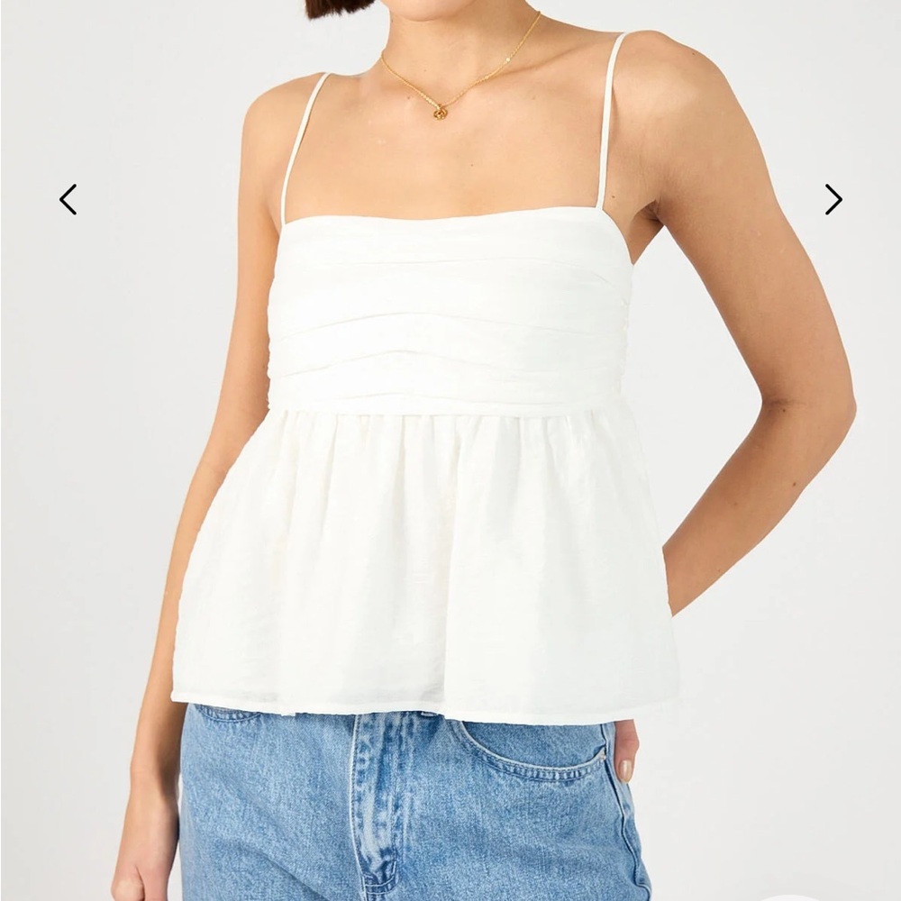 Perfect stranger White Sea breeze cami top